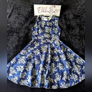 Navy Floral Dress XS/S